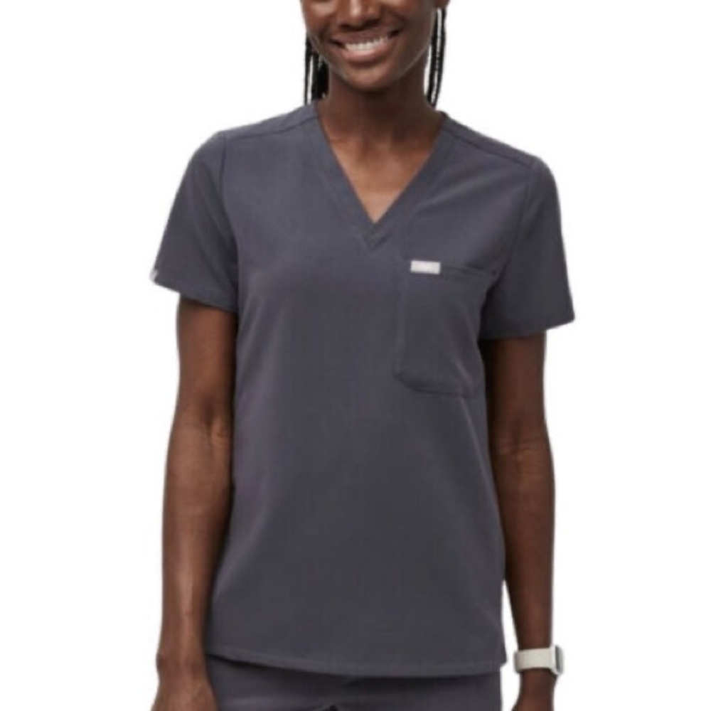 Charcoal figs scrubs set both XS